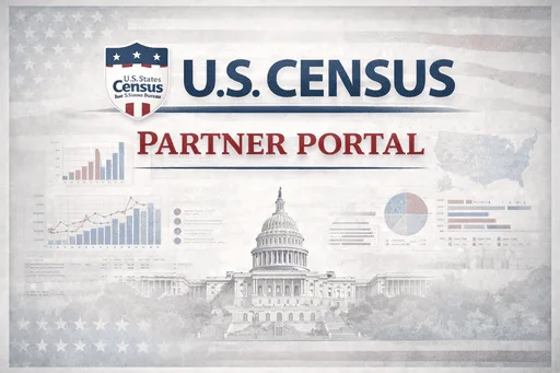 U.S. Census Partner Portal interface presentation